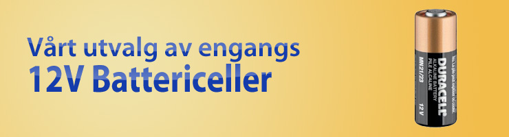 12V batterier
