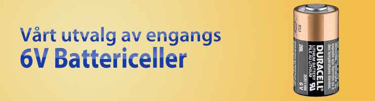 6.0V batterier