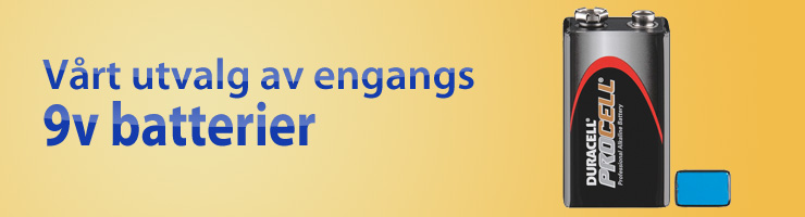 9V batterier
