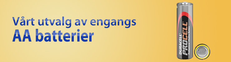 AA batterier