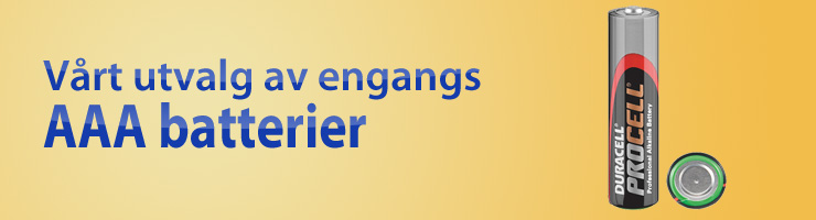 AAA batterier