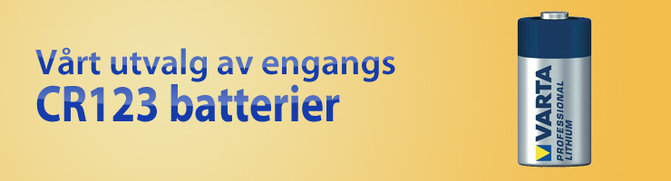 CR123 batterier