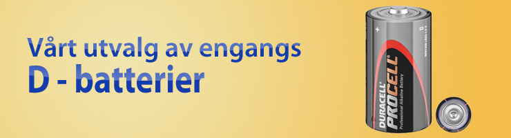 D batterier