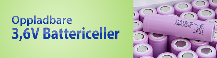3.6V batterier