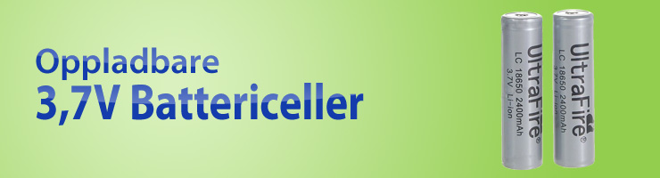 3.7V batterier