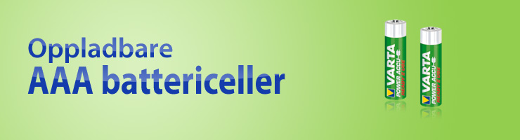 AAA batterier