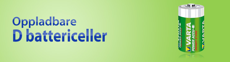 D batterier