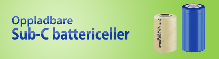 Sub-C batterier