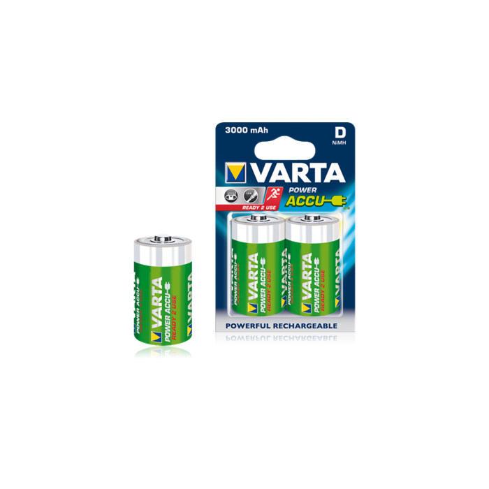 Varta Power Accu D 3000mAh Ready-to-use (2 stk) HR20