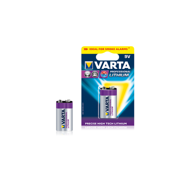 Varta Professional Lithium 9V batteri
