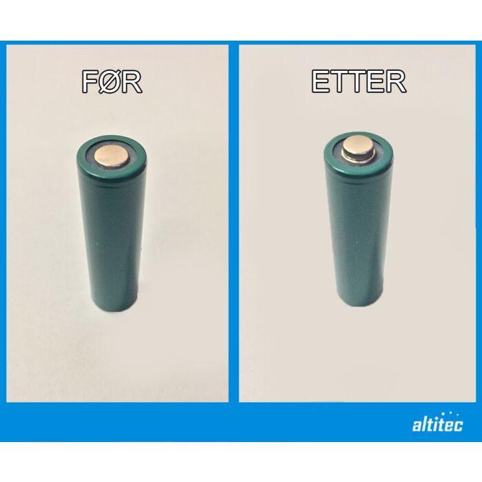 Magnet - For endring av flat plusspol til utstående plusspol