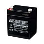 VMF 12V 5AH AGM Batteri (tilsvarer Ritar RT1250)