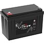 SKANBATT Bluetooth Lithium Batteri 12V 100AH 150A BMS - 8 års  garanti