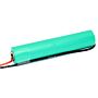 2,4v 4,5Ah nødlysbatteripakke m/ Ledning i stav ca 33X124mm