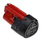 1500mAh for Milwaukee 2590-20,3/8" IMPACT WRENCH,49-24-0145,49-24-0146,2207-20,2207-21,2238-20,2238-21,2239-20,2239-21