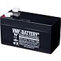 VMF 12V 1,3AH AGM Batteri (Tilsvarer Ritar RT1213)