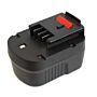 Batteri til Black & Decker, Firestorm 12V 3.0Ah NiMH, HP126 FSB12 BD1204L