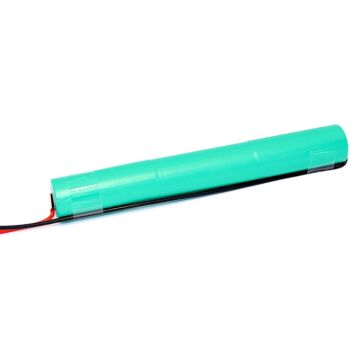 Ledelysbatteri 3,6V 1,6Ah NiCd Stav M/kontakt A-982/HT, KWASIA (ABT) 3907 Molex 5102-2, A-972/HT 23x130mm