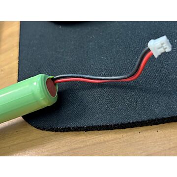 4,8V 1500mAh batteri for nødlys 15x200mm NIMH