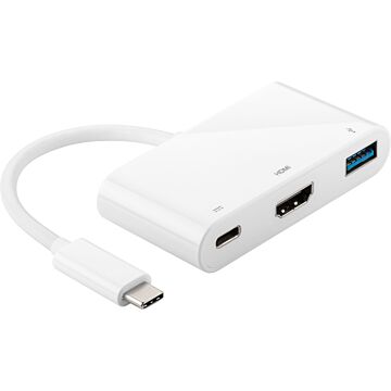 USB-C adapter til HDMI - USB-A - USB-C Genialt tilbehør til din Mac