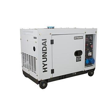 HYUNDAI DHY8600SE Strømaggregat 6300W - Elektrisk start - Diesel - Forvarming
