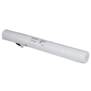 6,0v 2,5Ah nødlysbatteripakke m/ JST-VHR2 plugg