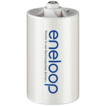 Sanyo Eneloop adapter AA til D (R20)