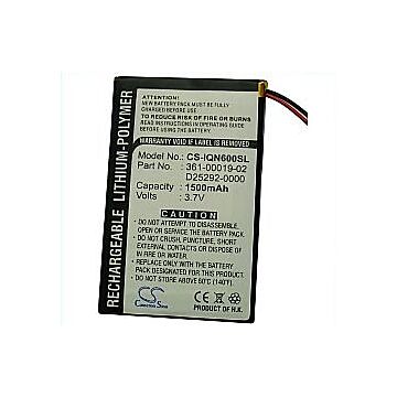 Batteri til Garmin Nuvi 600 Serie 3.7V 1500mAh