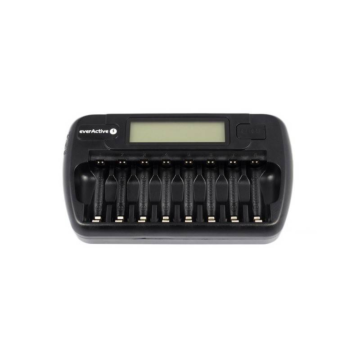 Lader for 8 AA/AAA NIMH battericeller Everactive NC800