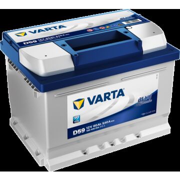 VARTA Blue Dynamic Batteri 12V 60AH 540CCA (242x175x175/175mm) Polstilling 5 - Plusspol til hÃƒÂ¸yre D59