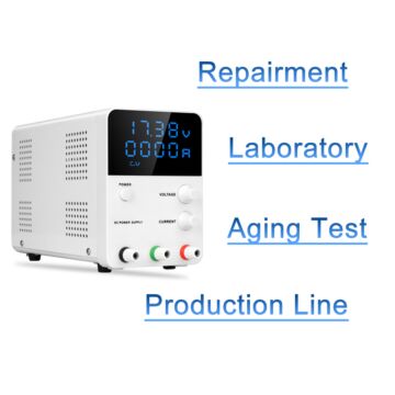 Laboratoriestrømforsyning 0-5A, 0-60V med LED Display 