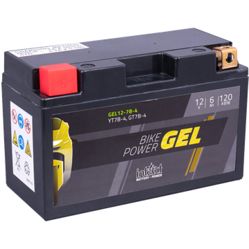 YTX6,5L-BS YT7B GEL batteri til MC og ATV 12V 6,0Ah (150x65x92mm)