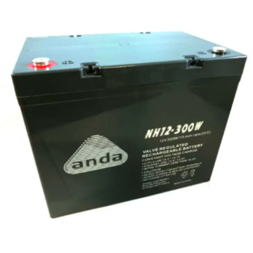 AGM BATTERY NH12V 300W HIGH RATE 80Ah (C10) T12