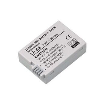 Canon LP-E8 batteri 7,2V 1120mAh - EOS550D, EOS600D