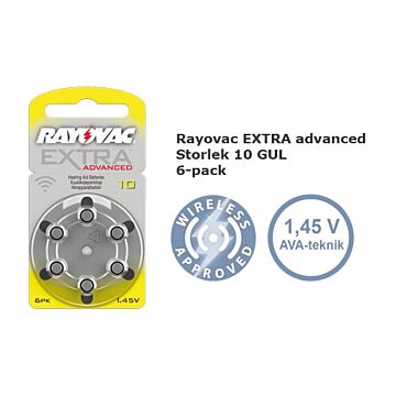Rayovac EXTRA Advanced 10 1,45V PR70 P10  ZL4