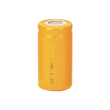 Sub-C 1,2V 1,8Ah NiCd høytemp. battericelle