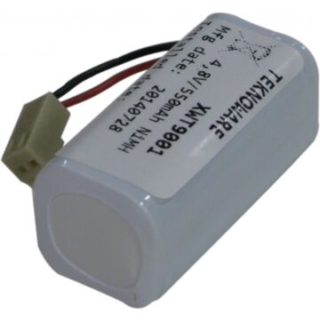 4,8V 600-1500mAh NIMH nødlysbatteri XWT9001/EA-051