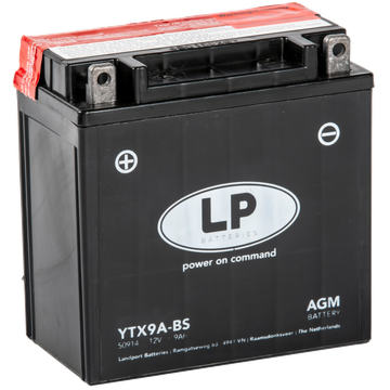 YTX9A-BS Batteri 12V 9Ah 135x75xh139mm